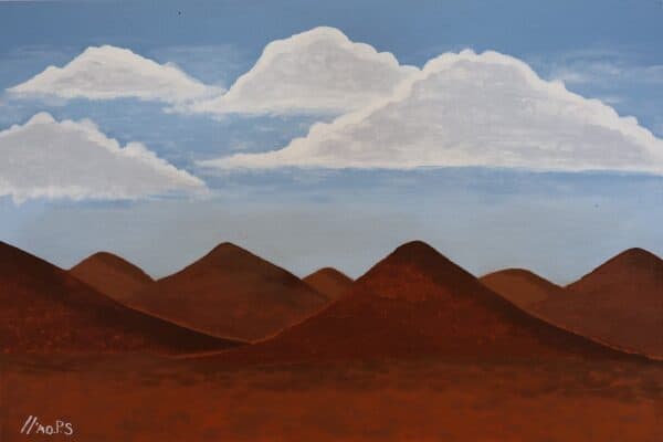 Piet Skoen - Desert landscape